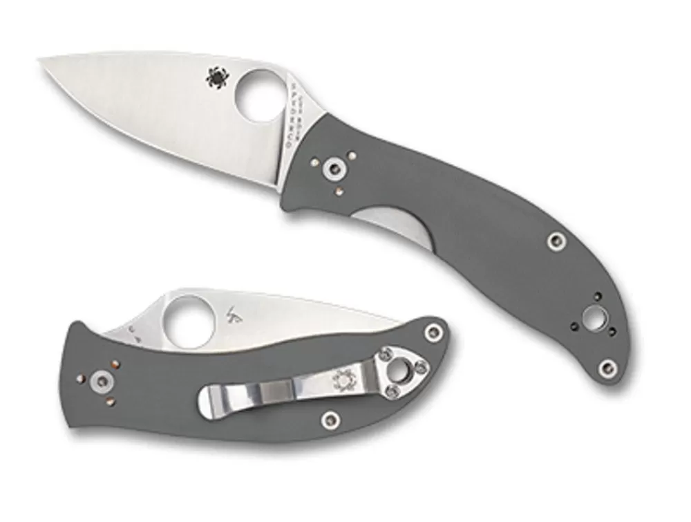 Spyderco Alcyone™ G-10 Grey* Clipit