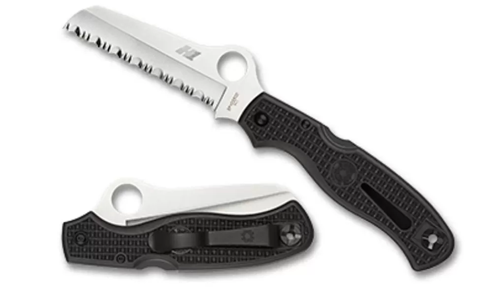 Spyderco Atlantic Salt™ Black Frn* Clipit