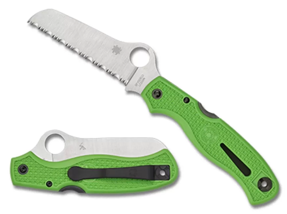 Spyderco Atlantic Salt™ Green Lc200N* Clipit