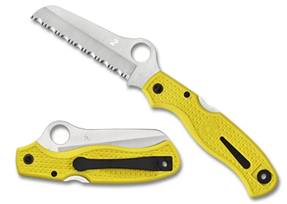 Spyderco Atlantic Salt™ Yellow Frn* Clipit