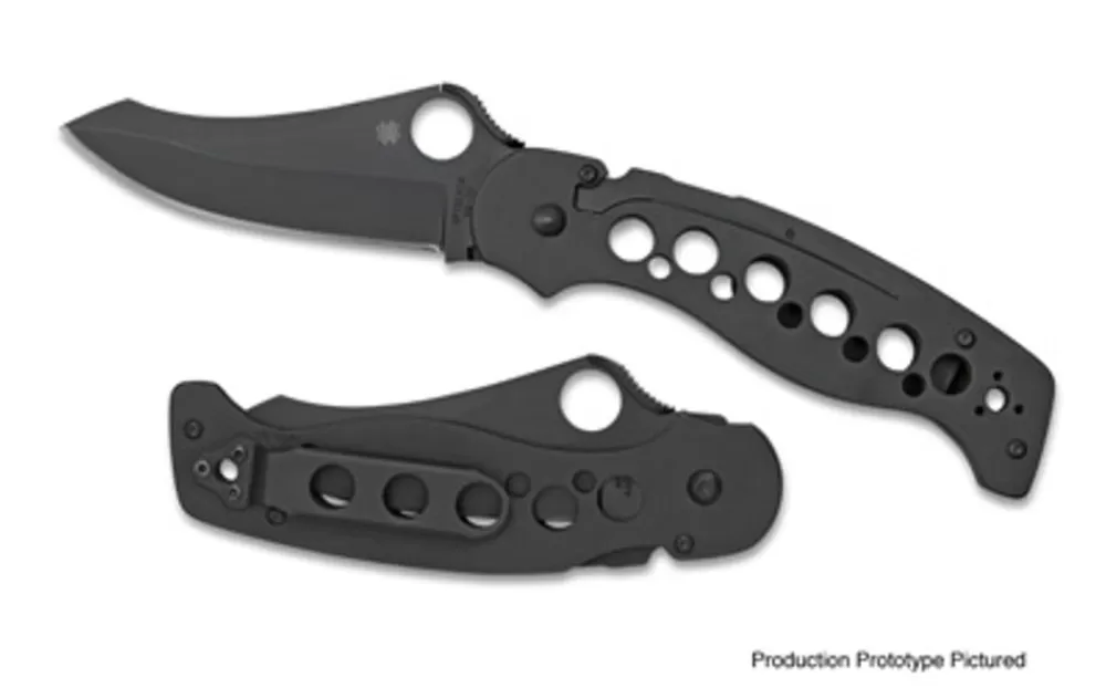 Spyderco A.T.R.™ Stainless Steel Black* Archived Products