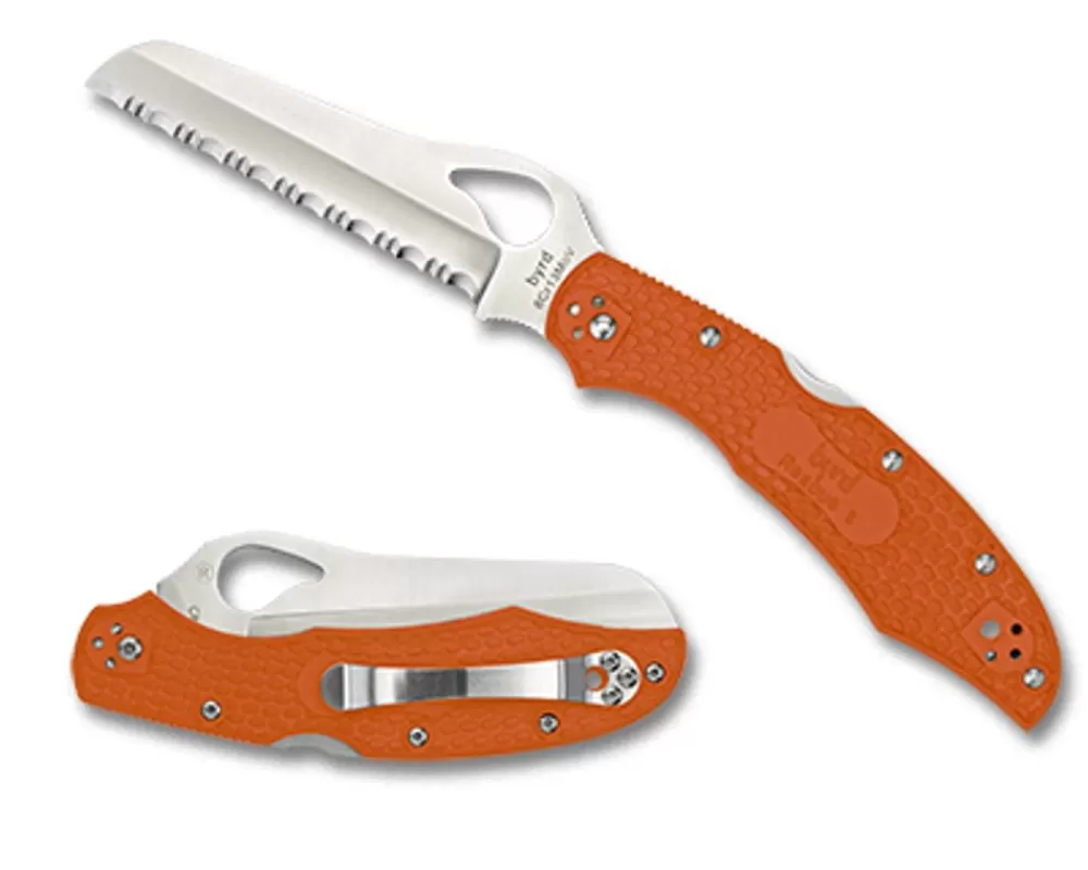 Spyderco Cara Cara® 2 Rescue™ Frn Orange* Byrd Knives