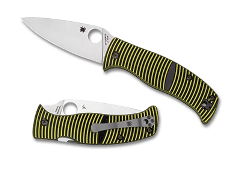 Spyderco Caribbean™ G-10 Black/Yellow Leaf* Clipit