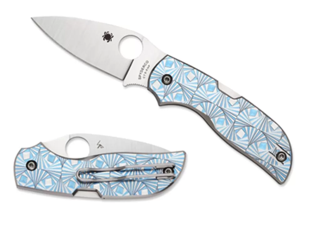 Spyderco Chaparral® Stepped Ti Blue* Archived Products