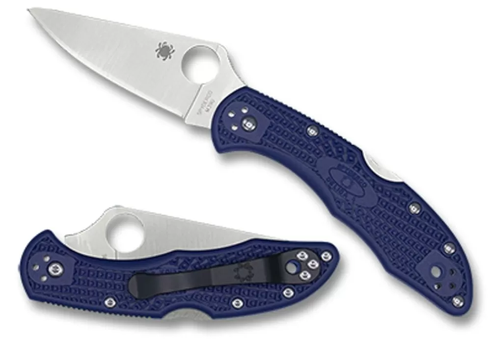 Spyderco Delica® 4 Blue Frn M390 Exclusive* Exclusives