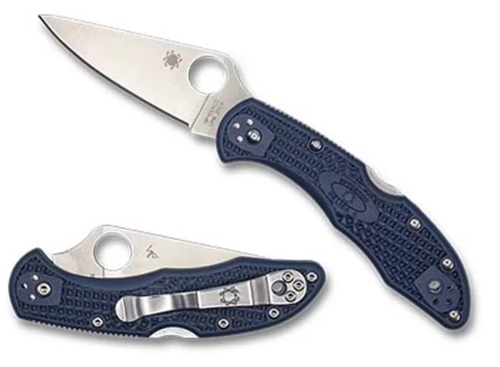 Spyderco Delica® 4 Dark Navy Frn Cpm 20Cv Exclusive* Exclusives