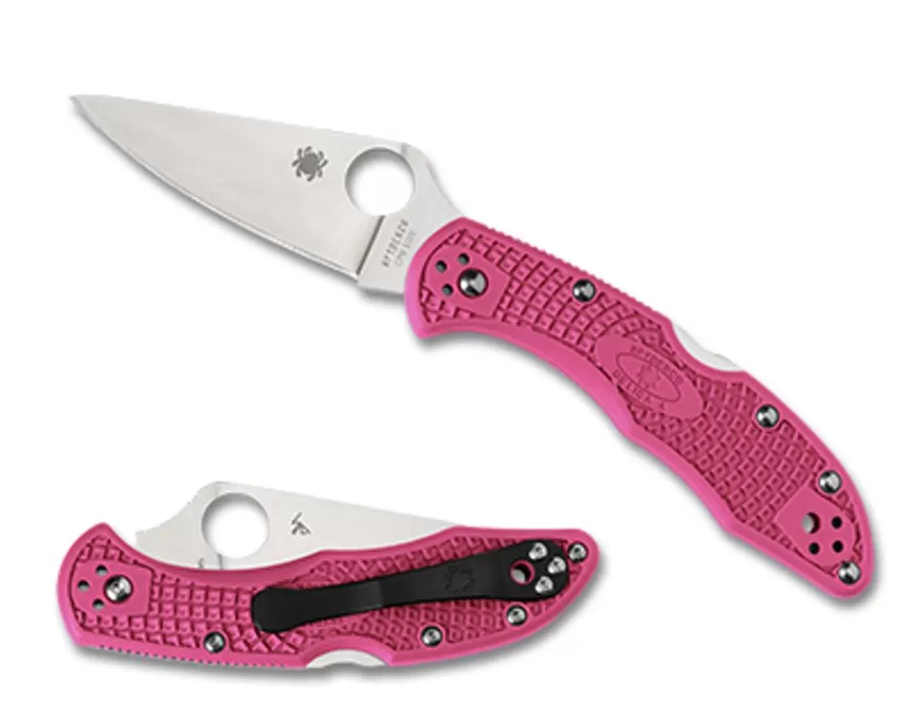 Spyderco Delica® 4 Frn Pink* Clipit