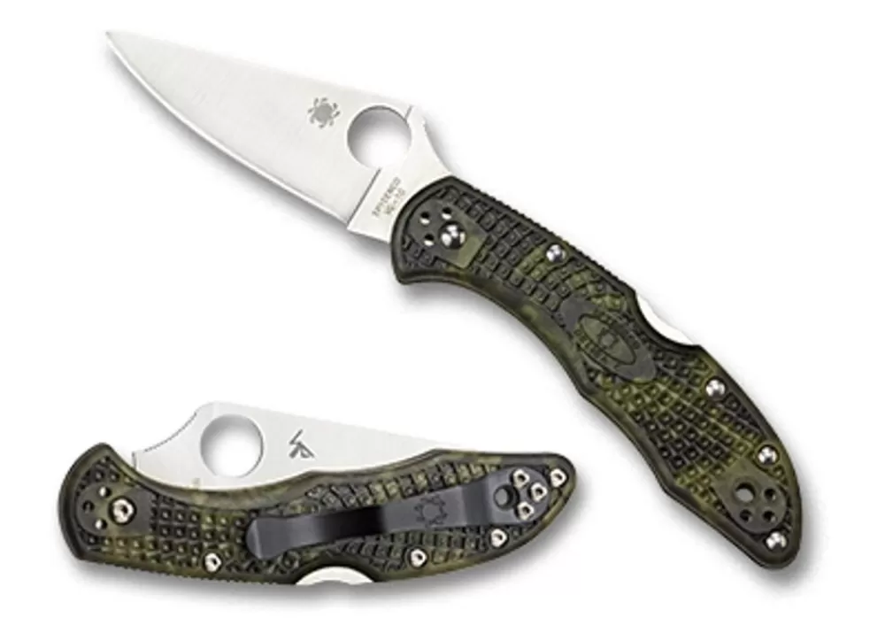 Spyderco Delica® 4 Frn Zome Green* Clipit