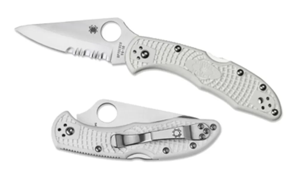 Spyderco Delica® 4 White Frn* Archived Products