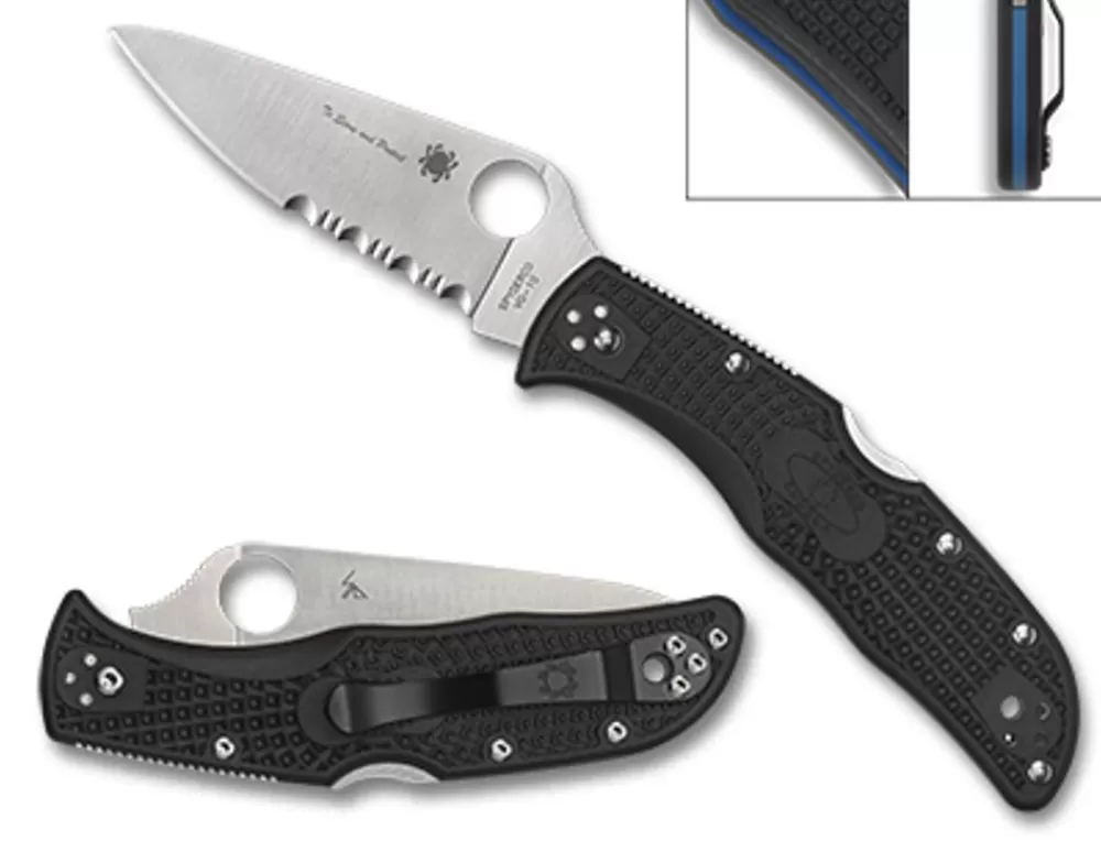 Spyderco Endela® Lightweight Thin Blue Line* Clipit