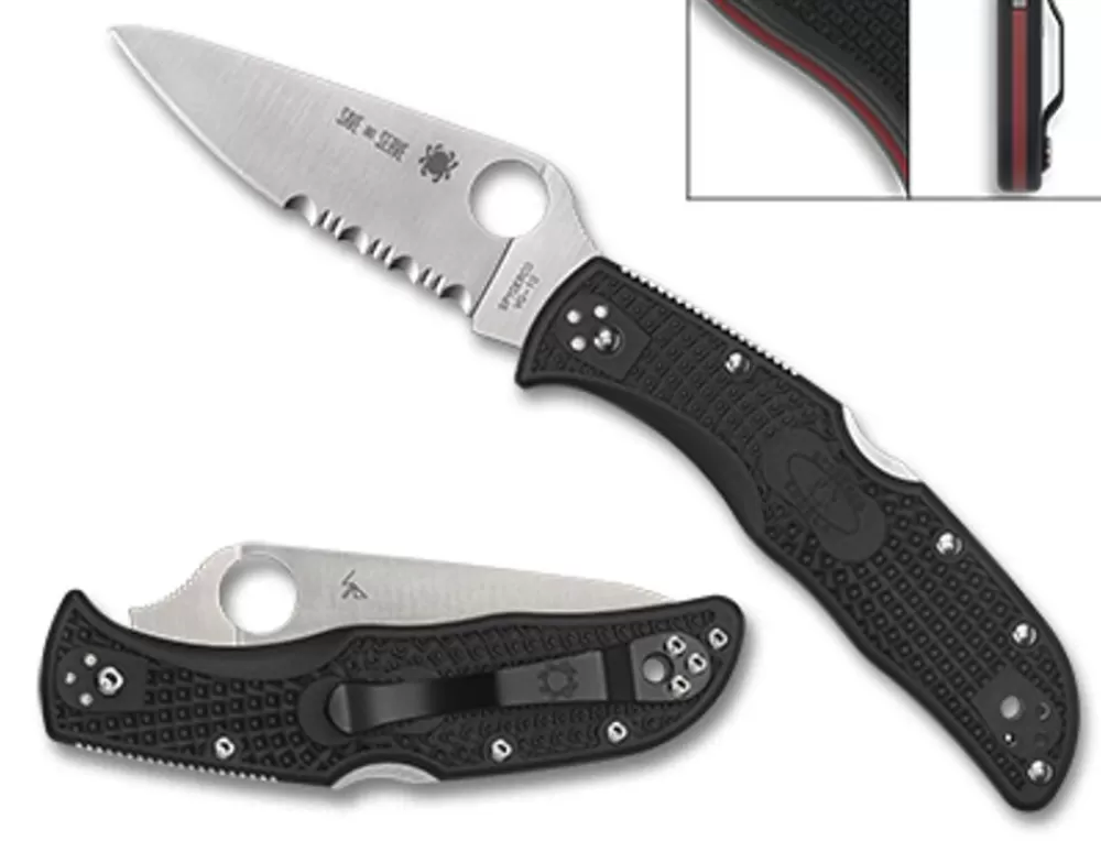 Spyderco Endela® Lightweight Thin Red Line* Clipit