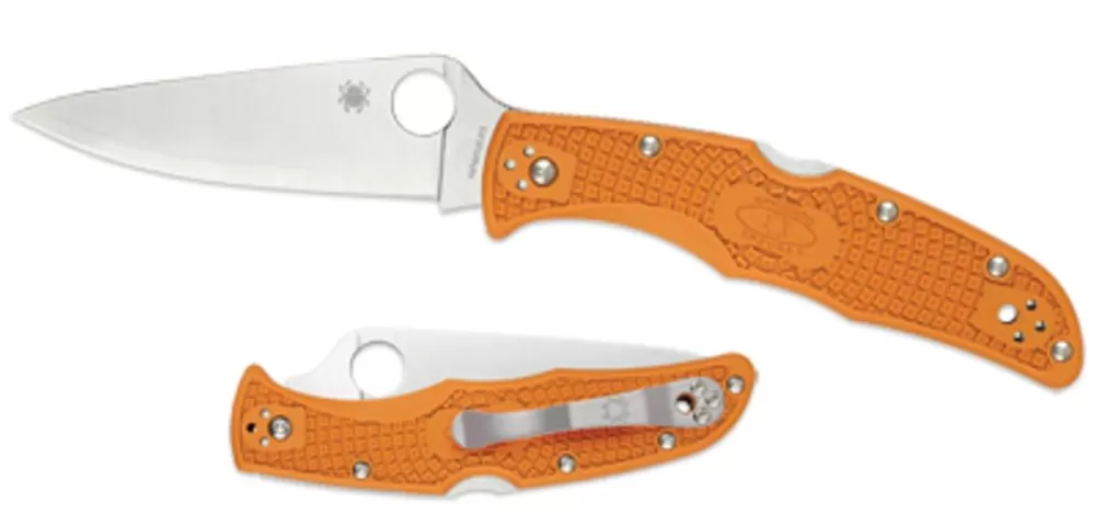 Spyderco Endura® 4 Burnt Orange Hap40 Sprint Run™* Archived Products