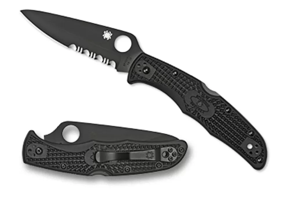 Spyderco Endura® 4 Frn Black/Black Blade* Clipit