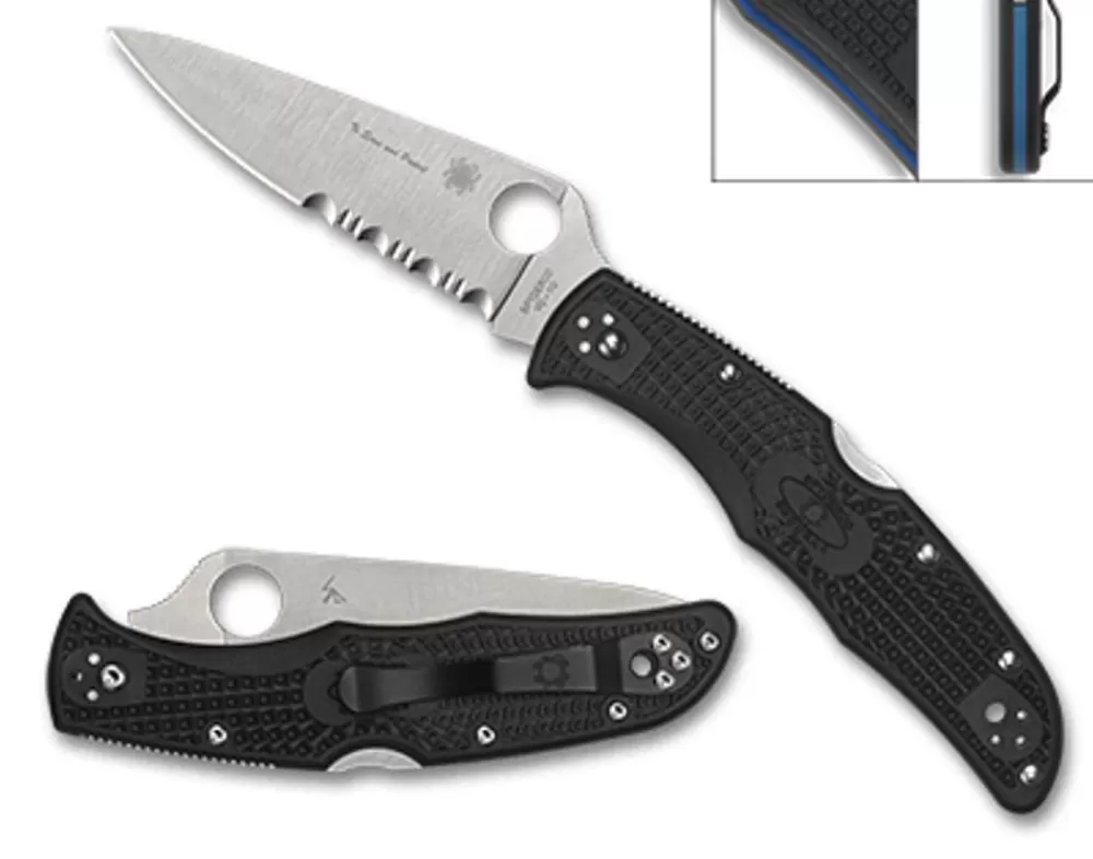 Spyderco Endura® 4 Lightweight Thin Blue Line* Clipit