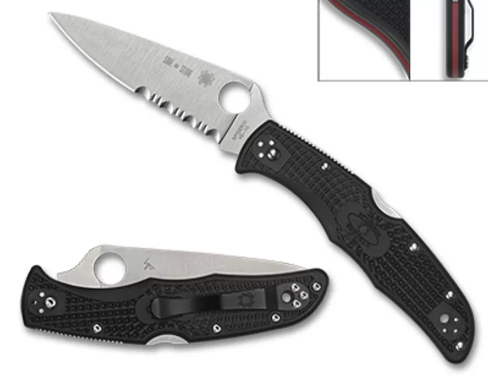 Spyderco Endura® 4 Lightweight Thin Red Line* Clipit