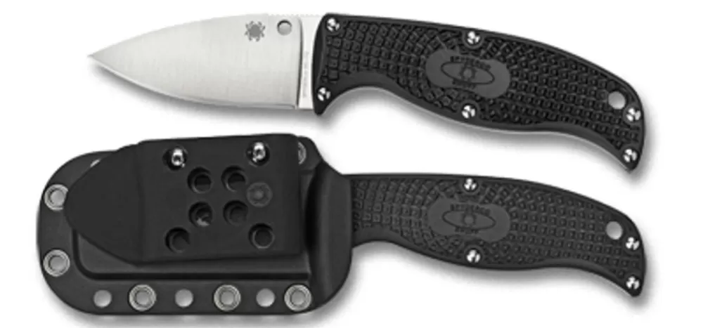 Spyderco Enuff™ Frn Black Leaf* Fixed Blades