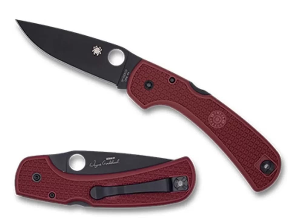 Spyderco Goddard Lightweight Red Frn Cpm 4V Sprint Run™* Exclusives