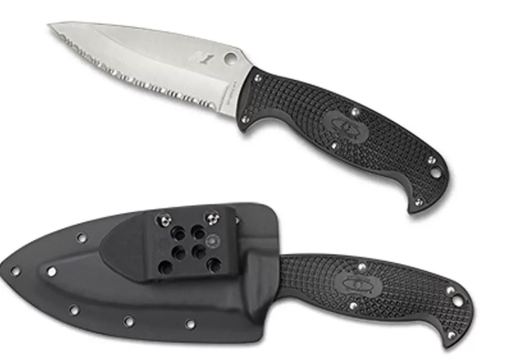 Spyderco Jumpmaster™ 2 Frn Black* Fixed Blades