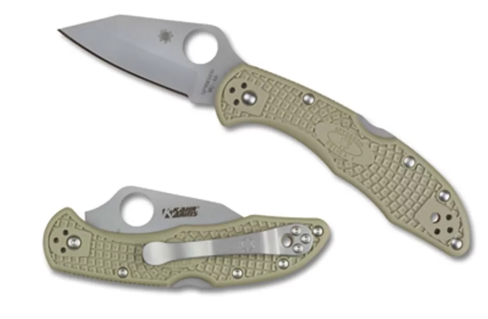 Spyderco Kahr Arms Delica® 4 Khaki* Archived Products