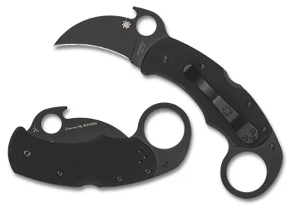 Spyderco Karahawk™ Black Blade* Clipit