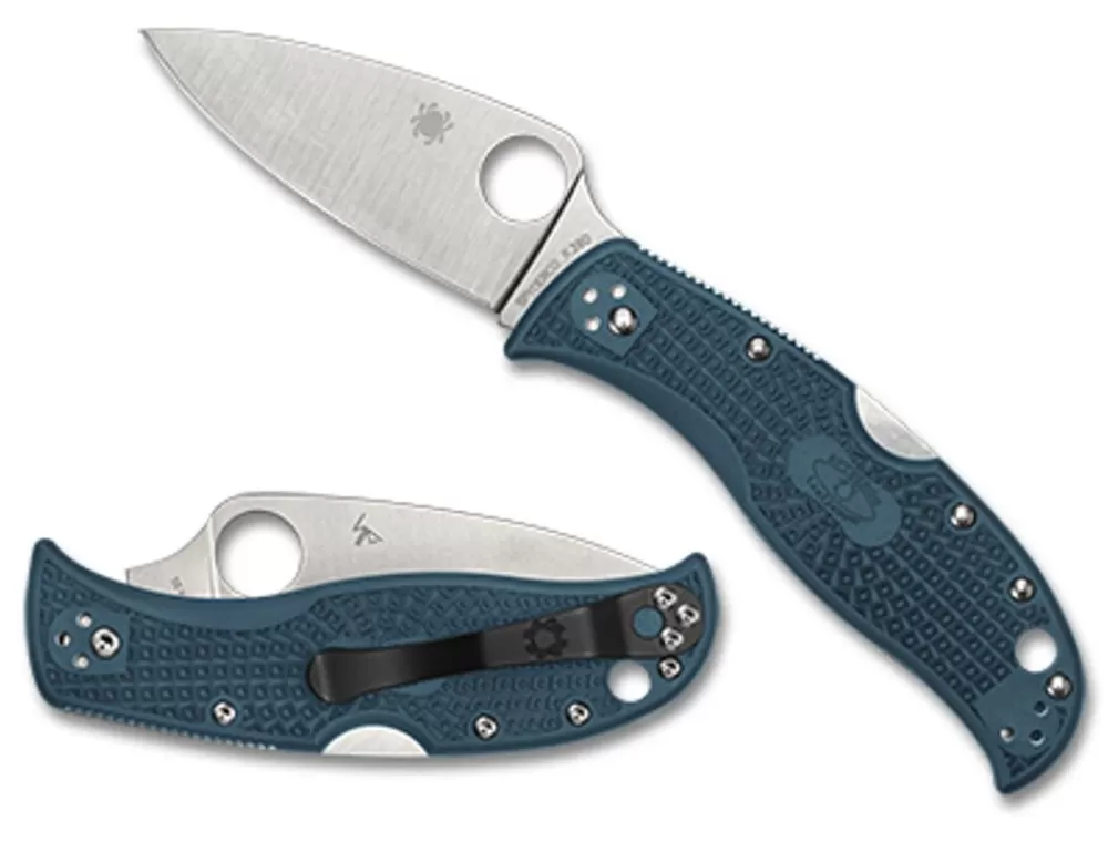 Spyderco Leafjumper™ Blue Lightweight K390* Clipit