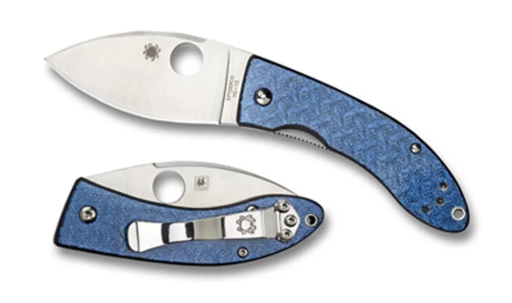 Spyderco Lil' Lum Nishijin Blue Sprint Run™* Archived Products