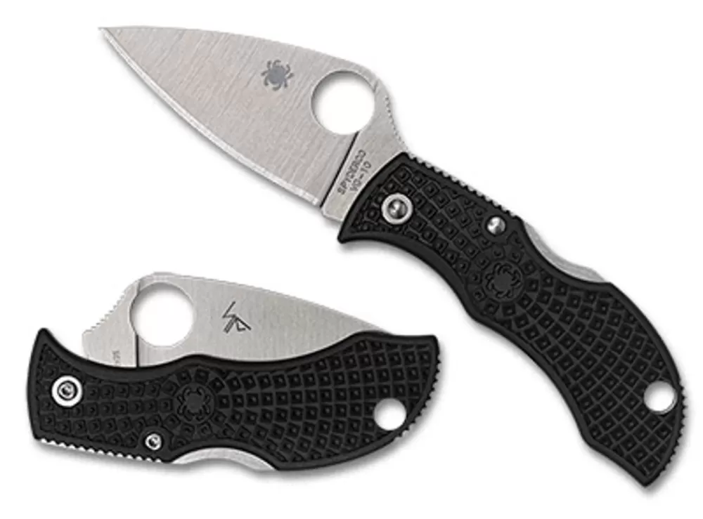 Spyderco Manbug® Black Lightweight Leaf* Clipit