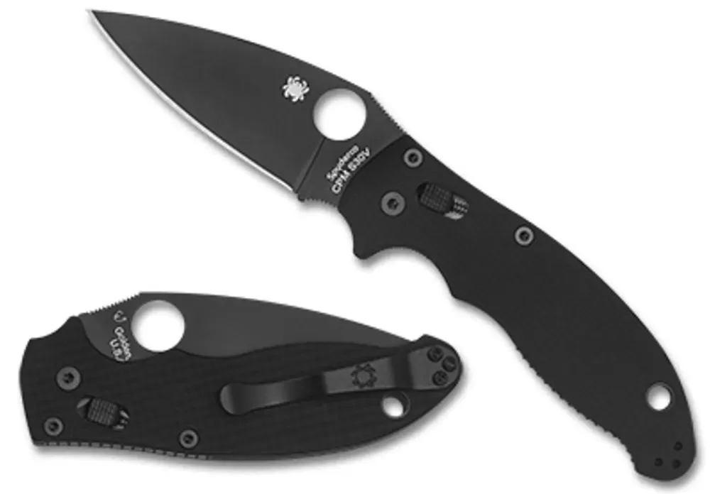 Spyderco Manix® 2 Black G-10/Black Blade* Clipit