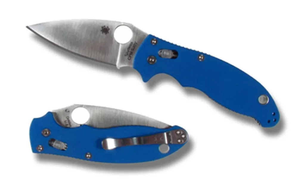 Spyderco Manix® 2 Blue G-10 Sprint Run™* Archived Products