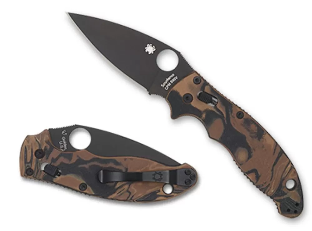 Spyderco Manix® 2 Burl G-10 Cpm S90V Sprint Run™* Archived Products