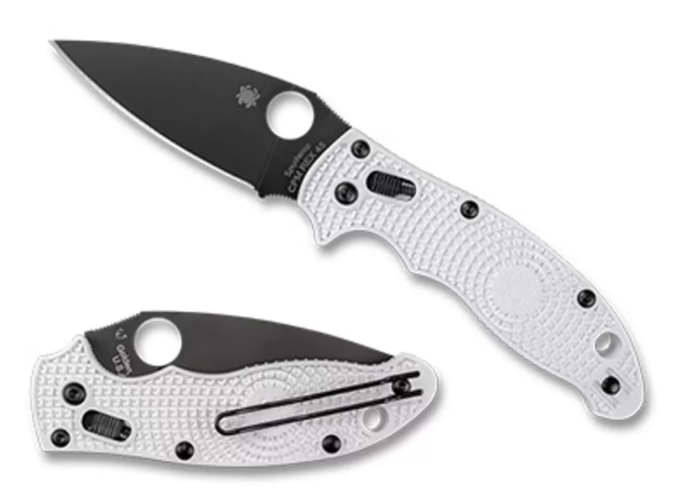 Spyderco Manix® 2 Lightweight Frcp White Cpm Rex 45* Clipit