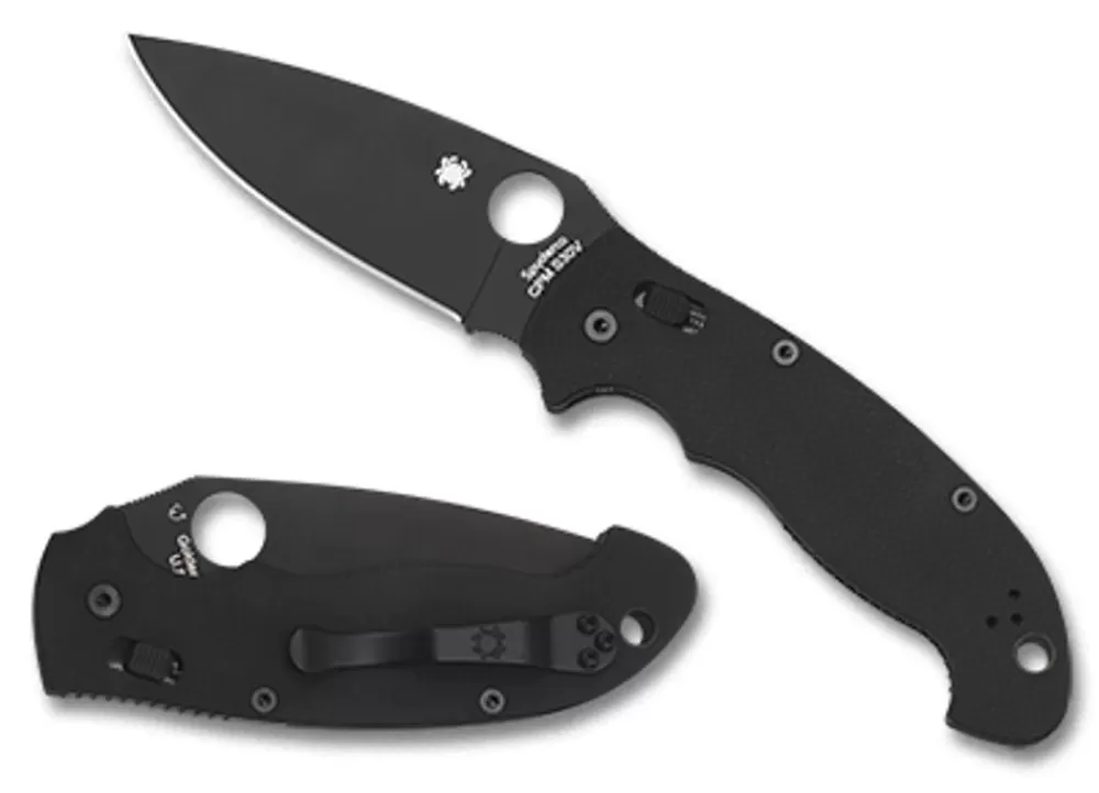 Spyderco Manix® 2 Xl Black G-10/Black Blade* Clipit