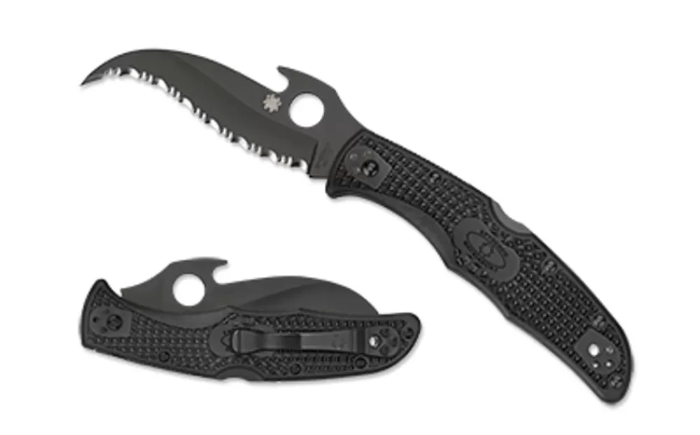 Spyderco Matriarch® 2 Frn Emerson Opener Black Blade* Clipit