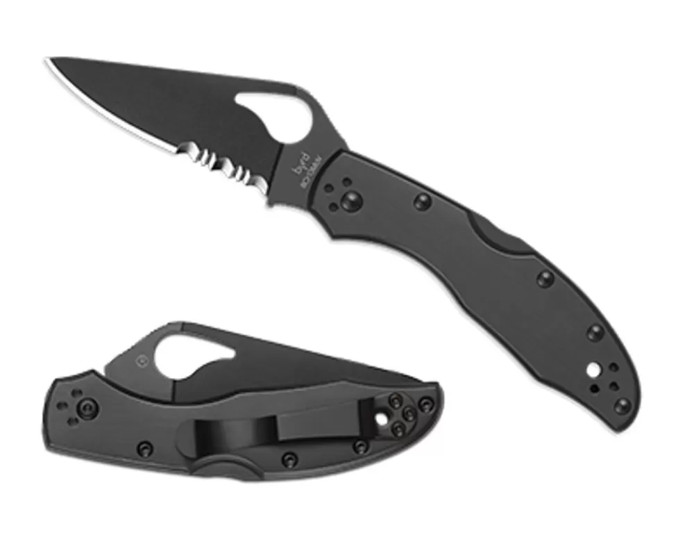 Spyderco Meadowlark® 2 Stainless Black Blade* Byrd Knives