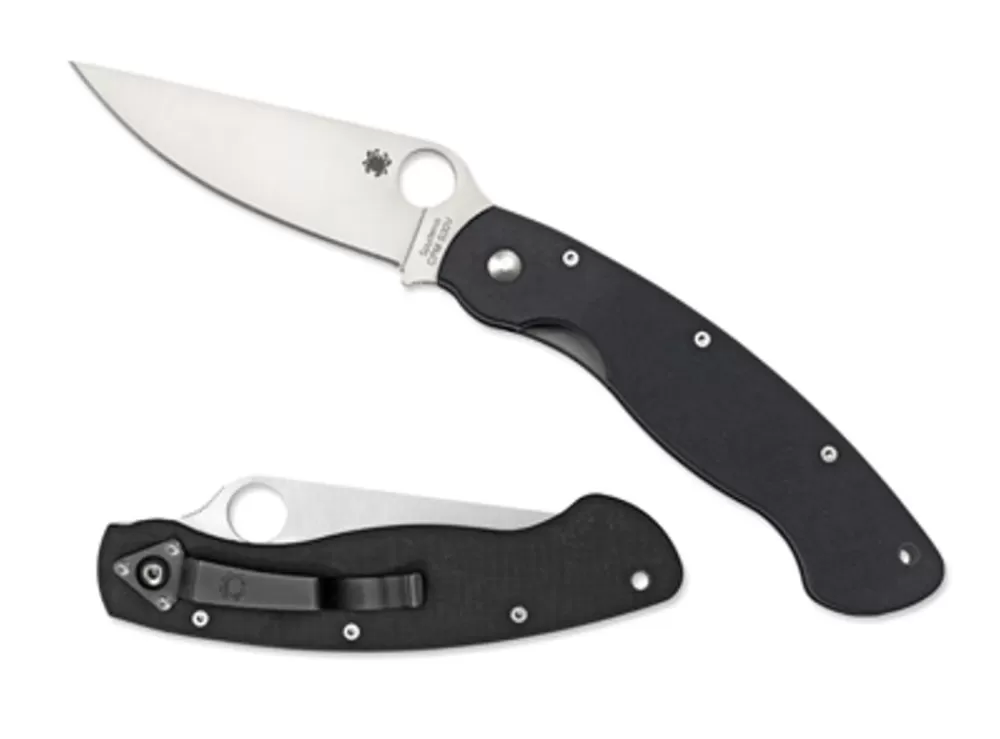 Spyderco Military™ Model G-10 Black* Clipit