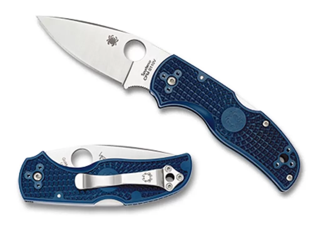 Spyderco Native® 5 Frn Dark Blue Cpm S110V* Clipit