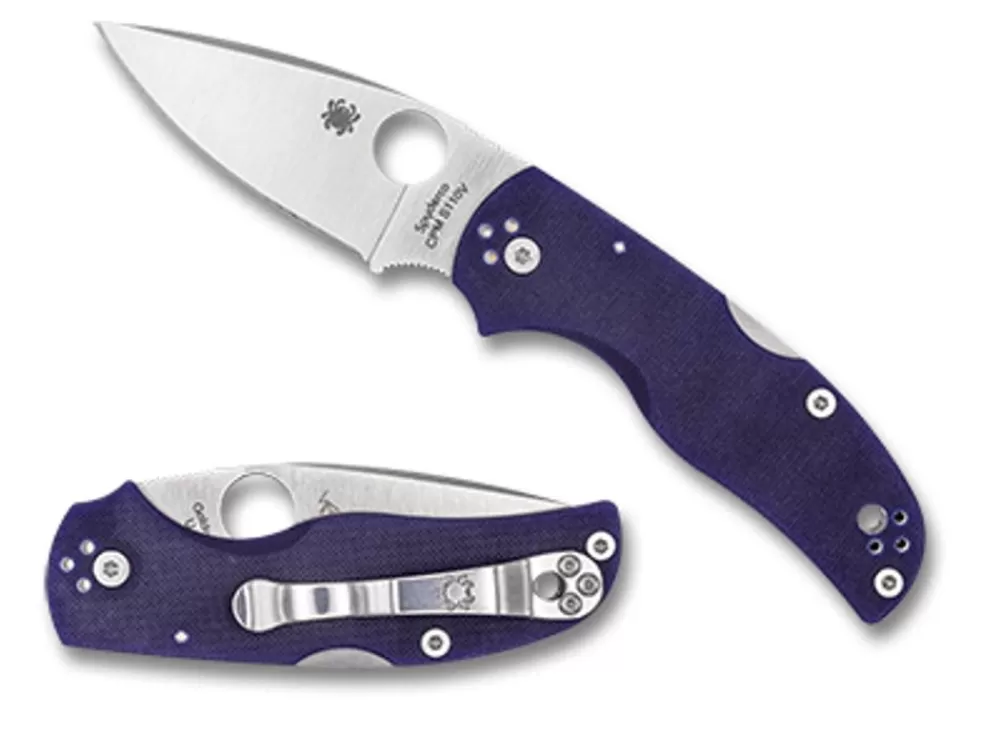 Spyderco Native® 5 G-10 Dark Blue Cpm S110V* Clipit