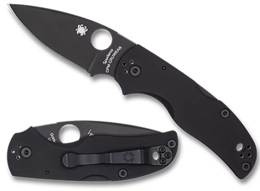 Spyderco Native® 5 Smooth G-10 Cpm Cru-Wear Black Blade Exclusive* Exclusives