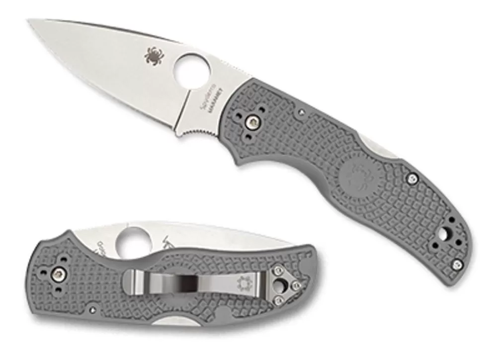 Spyderco Native® Frn Grey Maxamet* Clipit