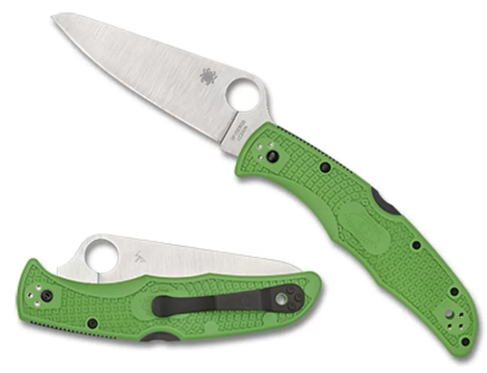 Spyderco Pacific Salt® 2 Frn Green Lc200N* Clipit