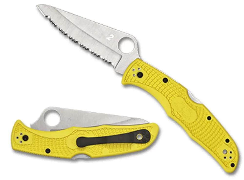 Spyderco Pacific Salt® 2 Frn Yellow* Clipit