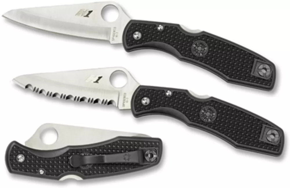 Spyderco Pacific Salt® Frn Black* Archived Products