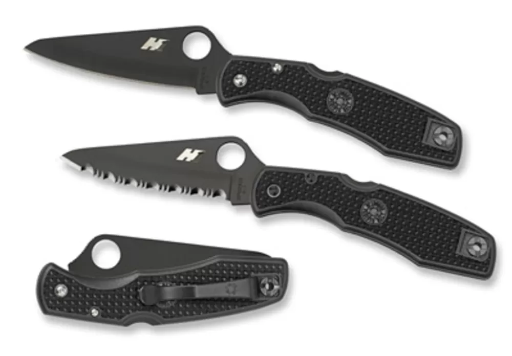 Spyderco Pacific Salt® Frn Black/Black Blade* Clipit