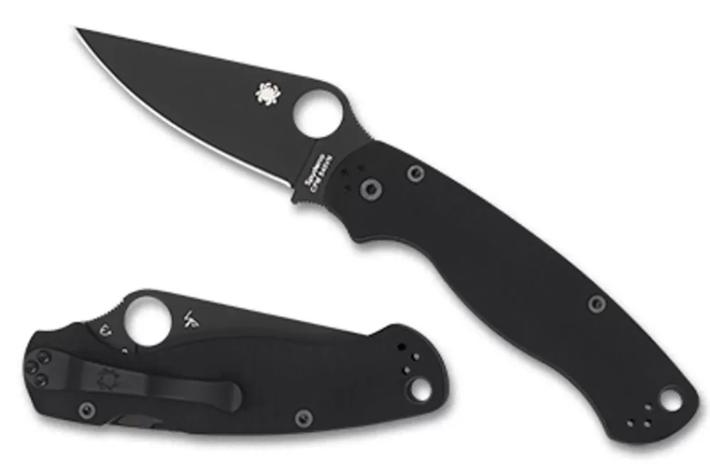 Spyderco Para Military® 2 G-10 Black/Black Blade* Clipit