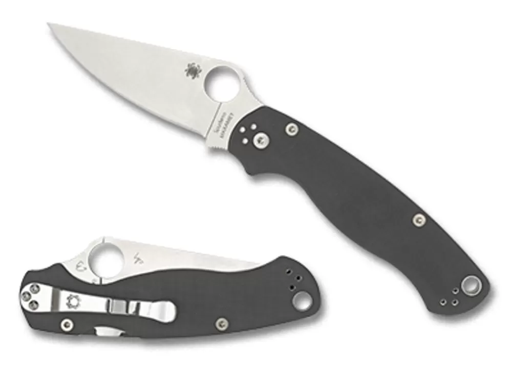 Spyderco Para Military® 2 G-10 Dark Gray Maxamet* Clipit