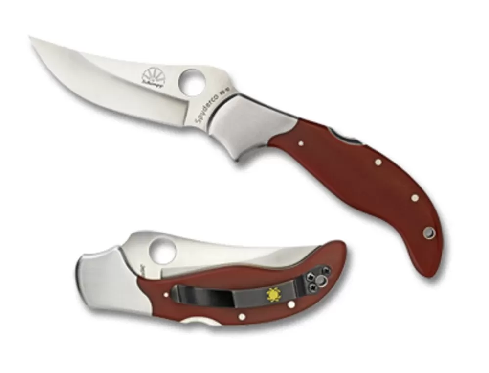 Spyderco Persian Folder™ Red G-10 Sprint Run™* Archived Products