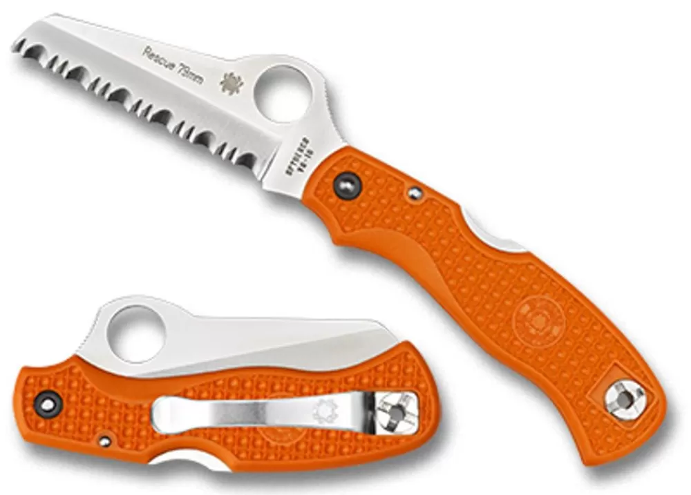 Spyderco Rescue 79Mm™ Frn Orange* Clipit