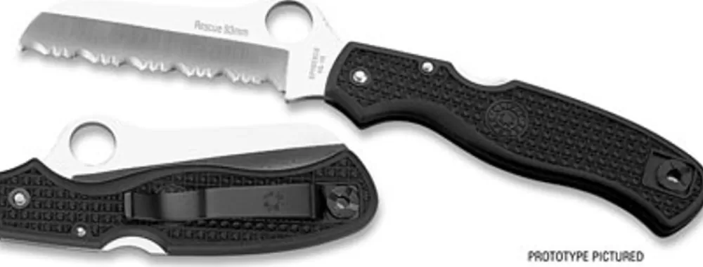 Spyderco Rescue™ 93Mm Black Frn* Archived Products