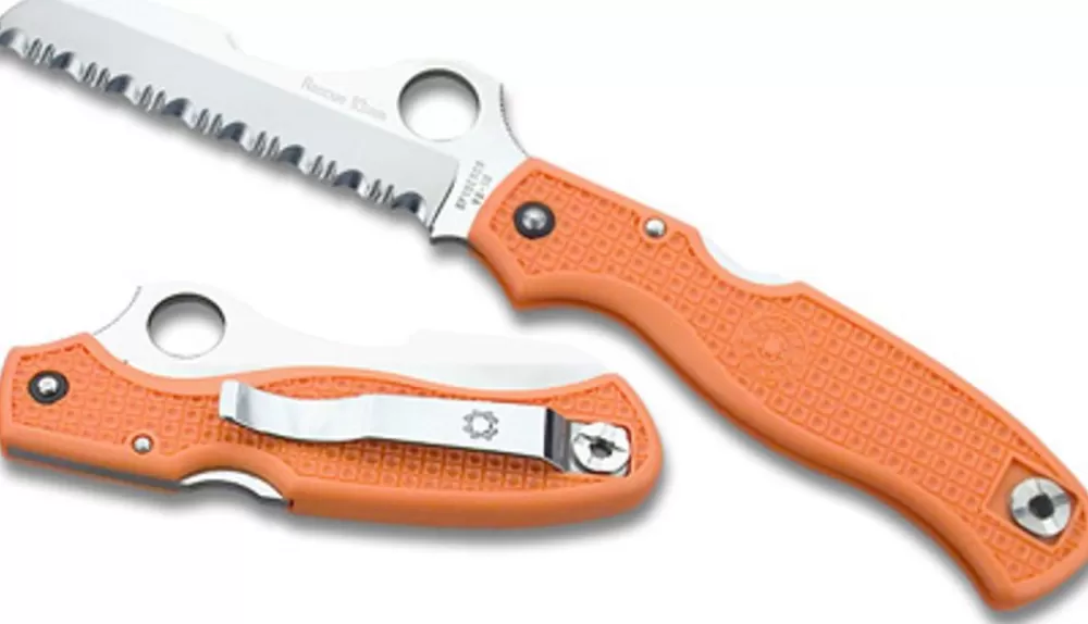 Spyderco Rescue™ 93Mm Orange Frn* Archived Products