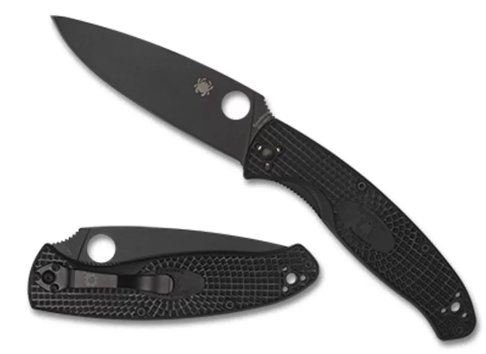 Spyderco Resilience® Lightweight Black Blade* Clipit